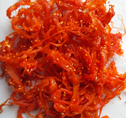 DRIED SQUID SHREDS WITH PEPPER AND SESAME